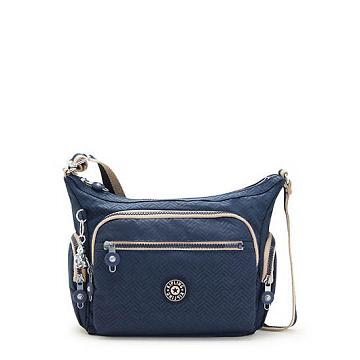 Kipling Gabbie Small Printed Çapraz Askılı Çanta Mavi | TR 2067AH